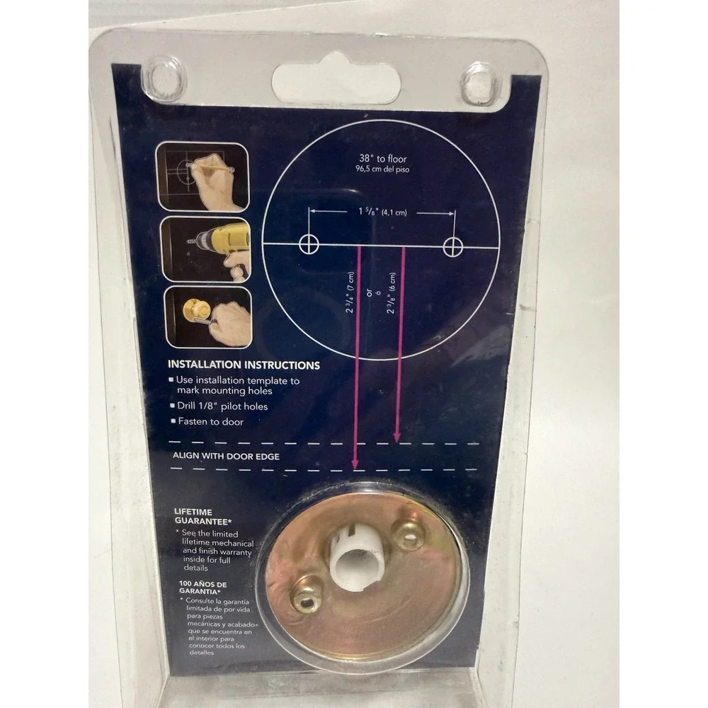 Schlage Accent Satin Nickel Right Handed Door‎ Dummy Decorative Trim